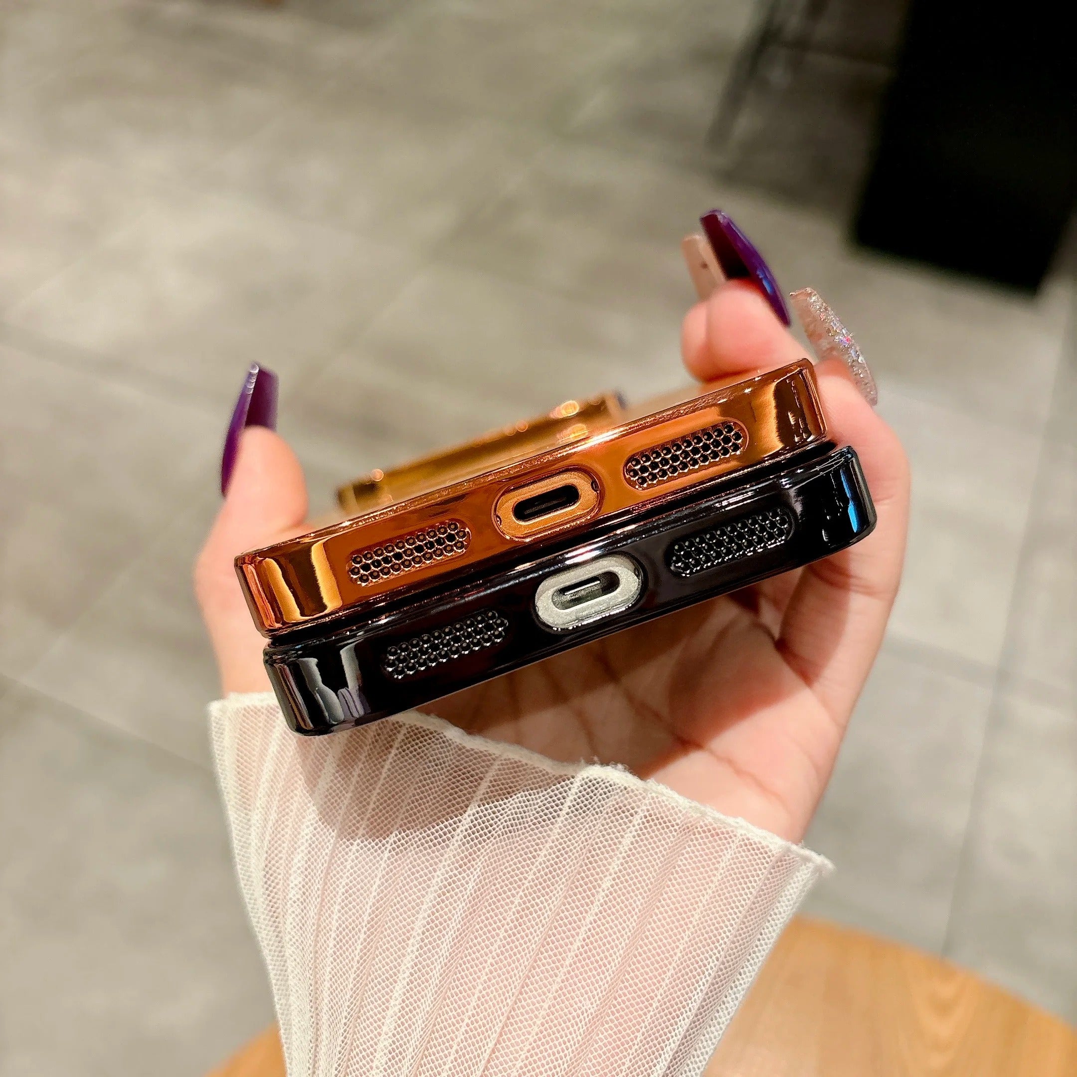 Luxury iPhone Case — MagSafe Matte Plating Cover with Full-Lens Protection, Shockproof Anti-Fingerprint Design and Non-Slip Dustproof Finish