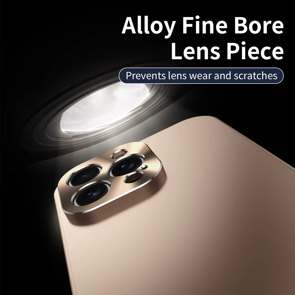 Luxury iPhone Case — Magnetic Shockproof Metal Back Cover with All-Aluminum Body, Matte Titanium Alloy Finish, Fill-Light Ring and Dustproof Dual-Layer Design