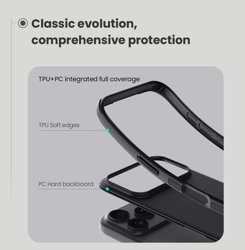 Luxury iPhone Case — NILLKIN Frosted Shield Pro PC+TPU Shockproof Cover