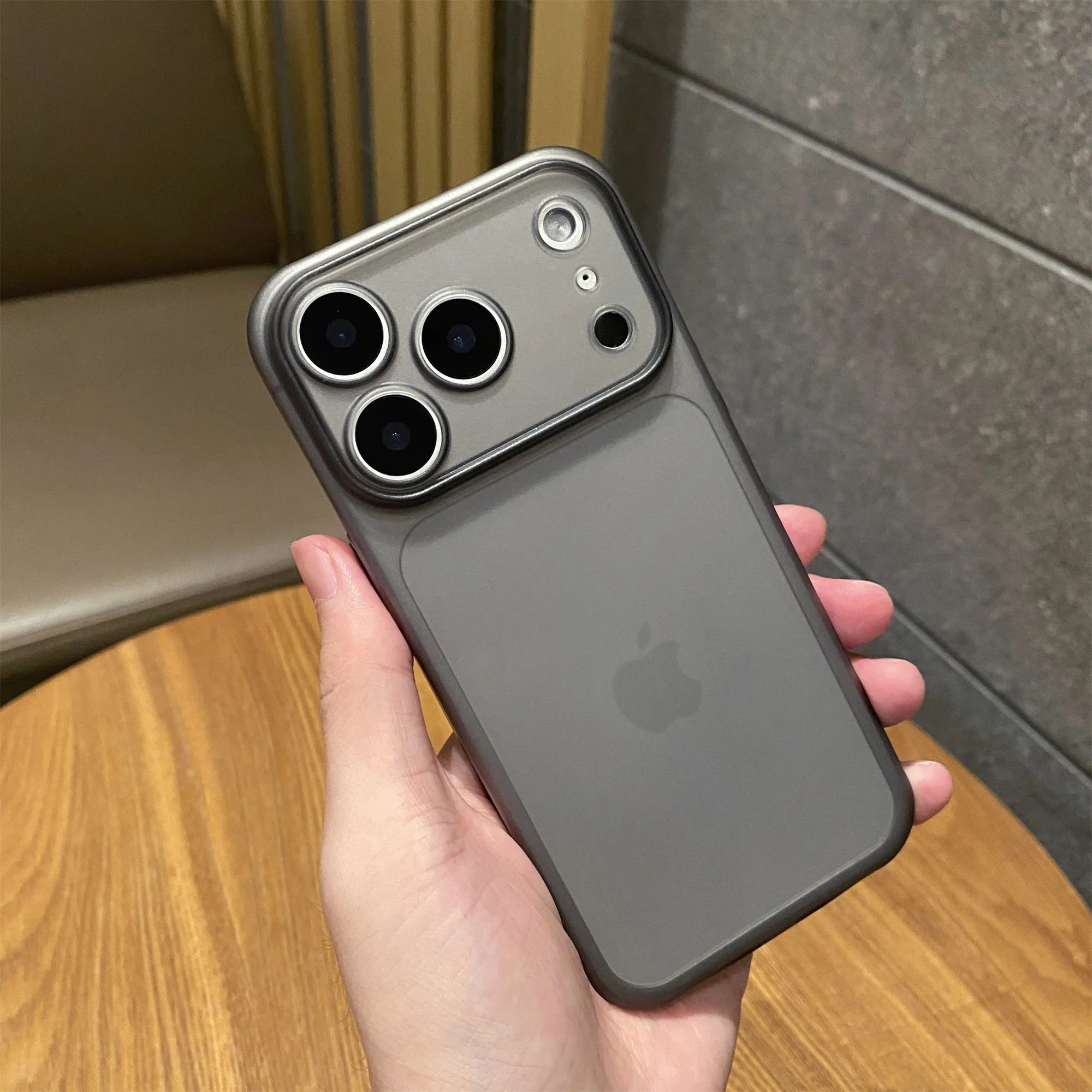 Luxury iPhone Case — Shockproof, Matte Anti-Glare Translucent Full-Coverage Armor Cover with Ultra-Thin Frosted Slim Protection Design