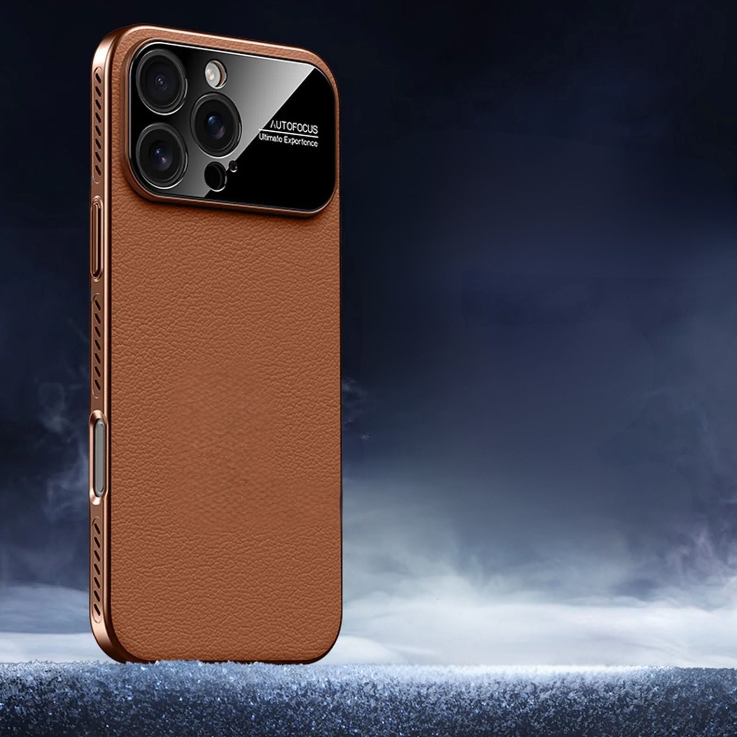 Luxury iPhone Case — Slim Magnetic Leather Tough Cover with Lens Protection, Shockproof Heat-Dissipating Design
