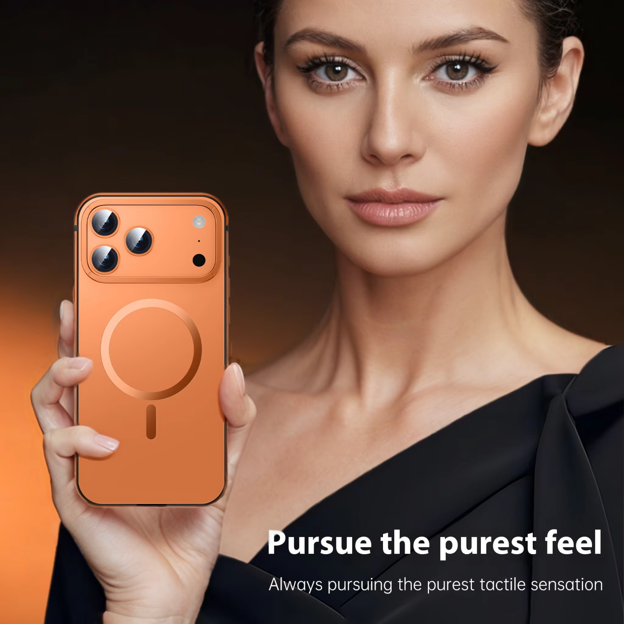 Luxury iPhone Case — Ultra-Thin Metal Alloy Bezel with Frosted Magnetic Back Cover, Shockproof PC+TPU Protective Design