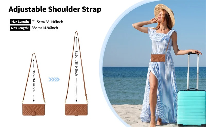 Luxury iPhone Flip Wallet Case — Leather Cover with Card Holder, Shockproof Protective Design, Stylish Full Body Phone Case with Added Functionality