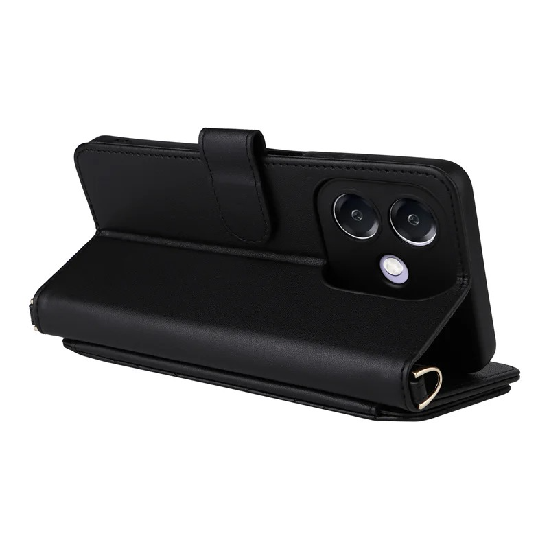 Luxury iPhone Flip Wallet Case — Leather Cover with Card Holder, Shockproof Protective Design, Stylish Full Body Phone Case with Added Functionality