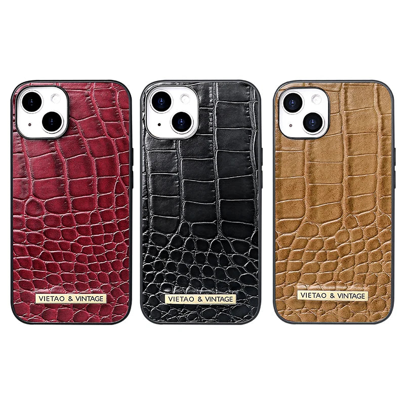 Luxury iPhone Leather Case Business Style — High-End Textured Cover, Slim Protective Design, Anti-Fingerprint Scratch-Resistant Dustproof Finish