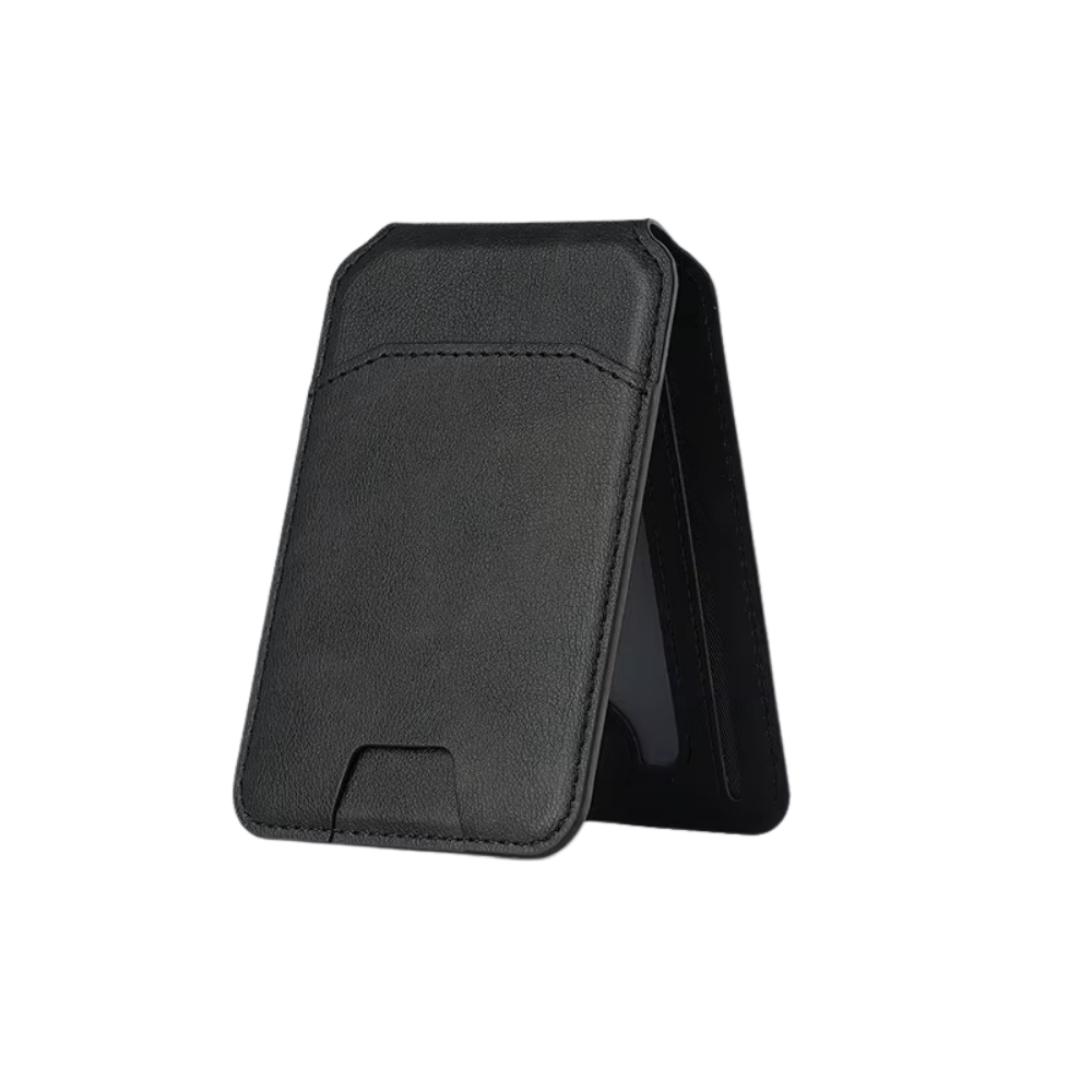 Luxury iPhone Magnetic Leather Wallet Case, MagSafe-Compatible Card Holder Cover with Non-Slip Grip & Slim Protective Design