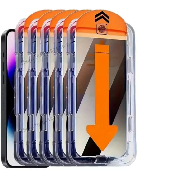 Luxury iPhone Privacy Screen Protector – Anti-Spy Tempered Glass with Clear Front Coverage, Fingerprint-Resistant Surface, Scratch & Shatter Protection