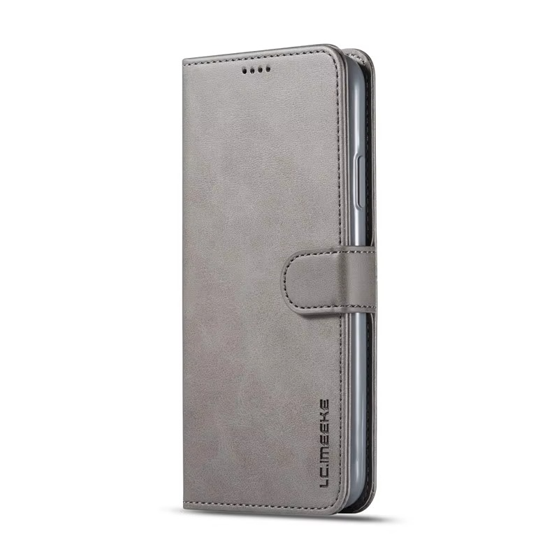 Luxury iPhone Case PU Leather Wallet Folding Cover — Card Holder Slot, Kickstand Function, Full Access to Ports, Shockproof Drop Protection