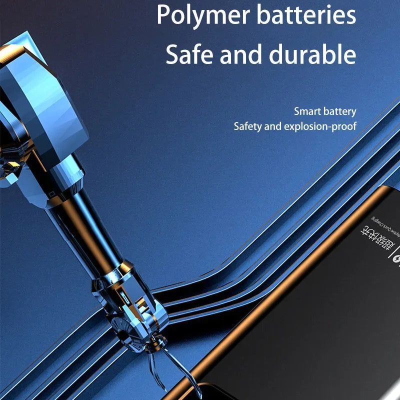 Premium 120W Fast Charging 200000mAh Portable Power Bank with LED Display, Flashlight & Two-Way Quick Charge