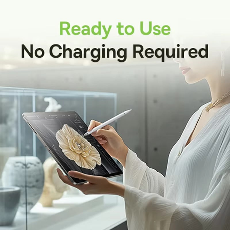 Premium 3-in-1 Stylus Pen with Magnetic Suction, Smooth Touch Control, Metal Construction, Universal Writing & Drawing Tool for Tablets