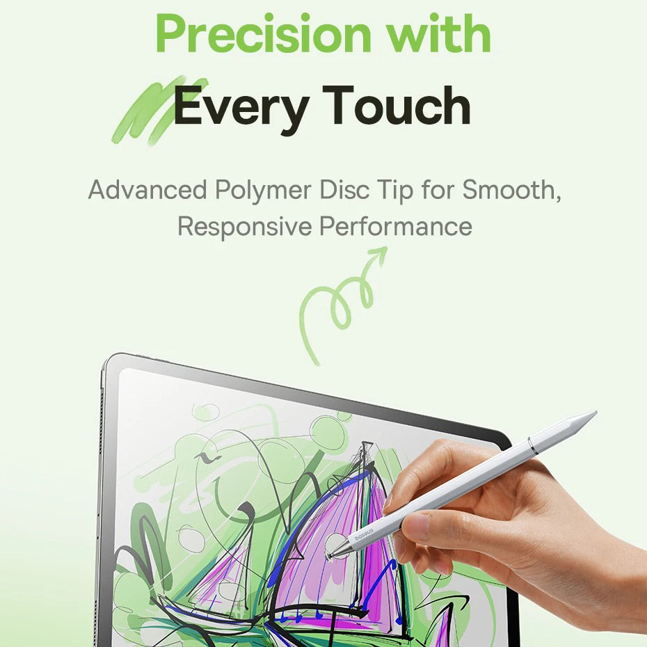 Premium 3-in-1 Stylus Pen with Magnetic Suction, Smooth Touch Control, Metal Construction, Universal Writing & Drawing Tool for Tablets