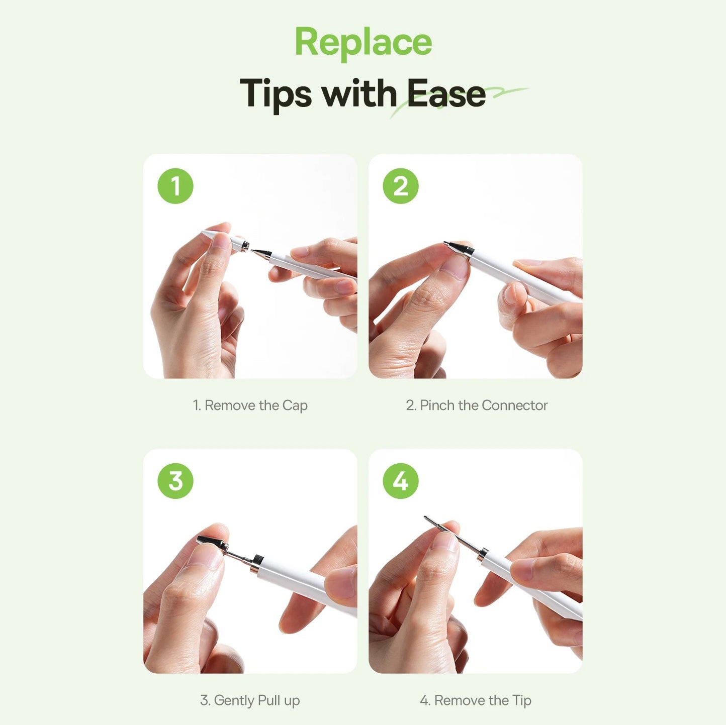 Premium 3-in-1 Stylus Pen with Magnetic Suction, Smooth Touch Control, Metal Construction, Universal Writing & Drawing Tool for Tablets