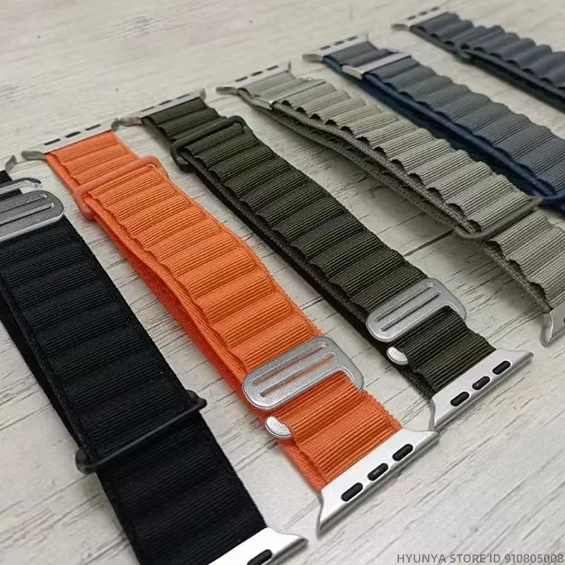 Premium Apple Watch Alpine Loop Strap, Durable Nylon Rugged Band for 49mm 45mm 44mm 42mm 41mm