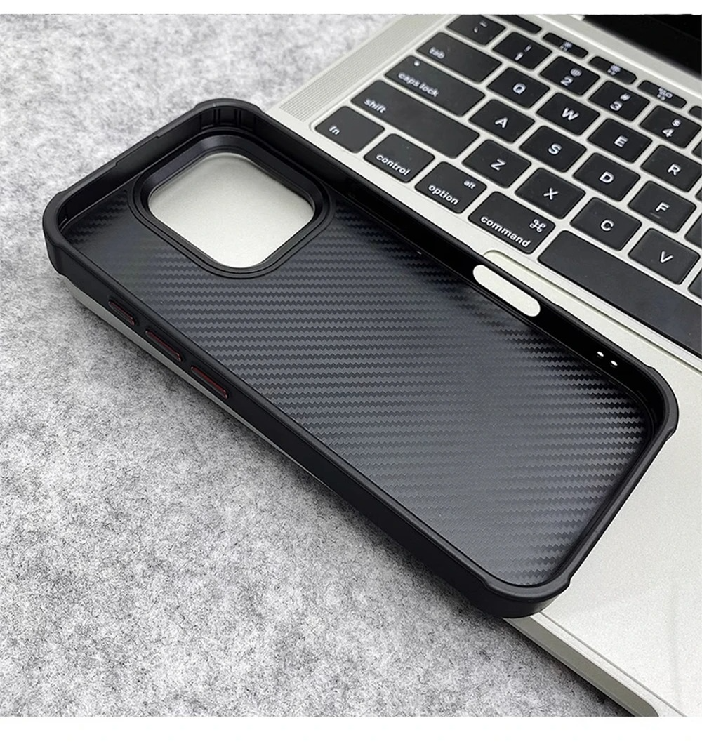 Premium MagSafe Magnetic iPhone Case — Metal Lens Kickstand, Leather Texture Grip, Shockproof Anti-Fingerprint Matte Protective Cover