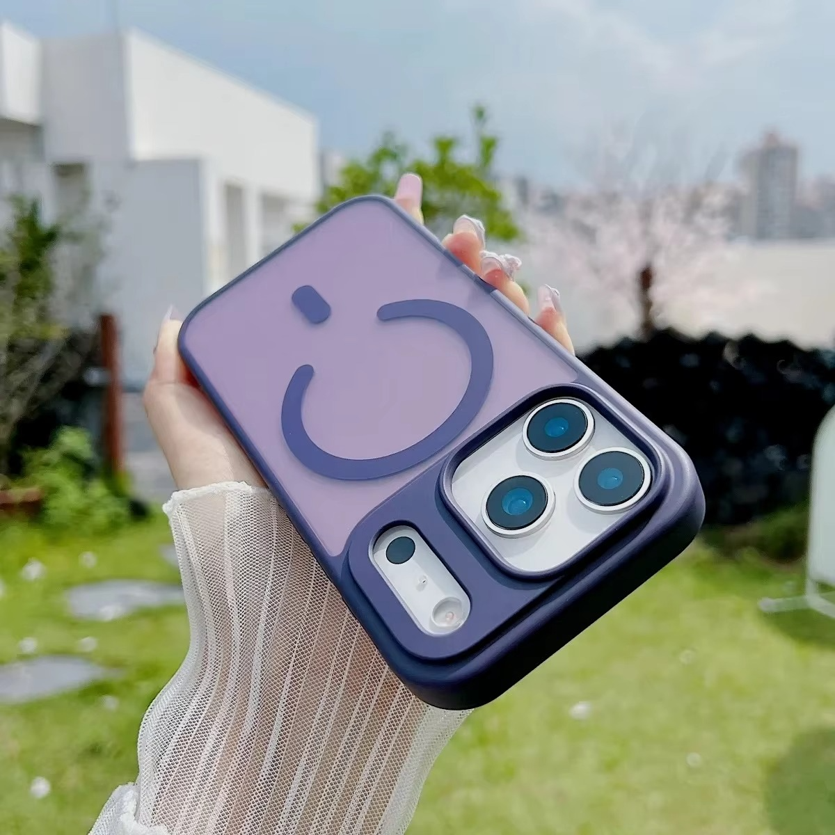 Premium Magnetic iPhone Case — Matte Translucent Skin-Feel Cover with MagSafe Wireless Charging, Shockproof Anti-Fingerprint PC+TPU Design