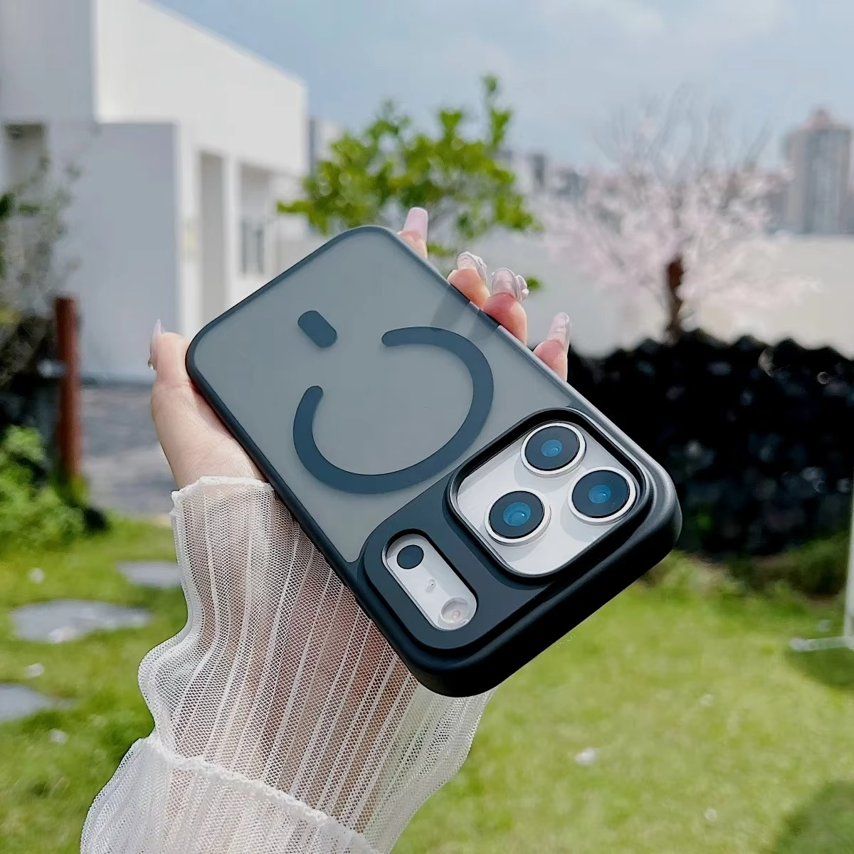 Premium Magnetic iPhone Case — Matte Translucent Skin-Feel Cover with MagSafe Wireless Charging, Shockproof Anti-Fingerprint PC+TPU Design