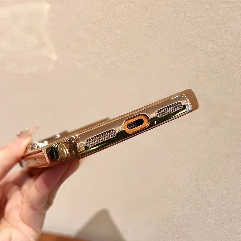 Premium iPhone Case — Plating Frameless Slim Transparent PC Cover for MagSafe with Borderless Design, Camera Protection, Anti-Fingerprint, Anti-Scratch, Dustproof