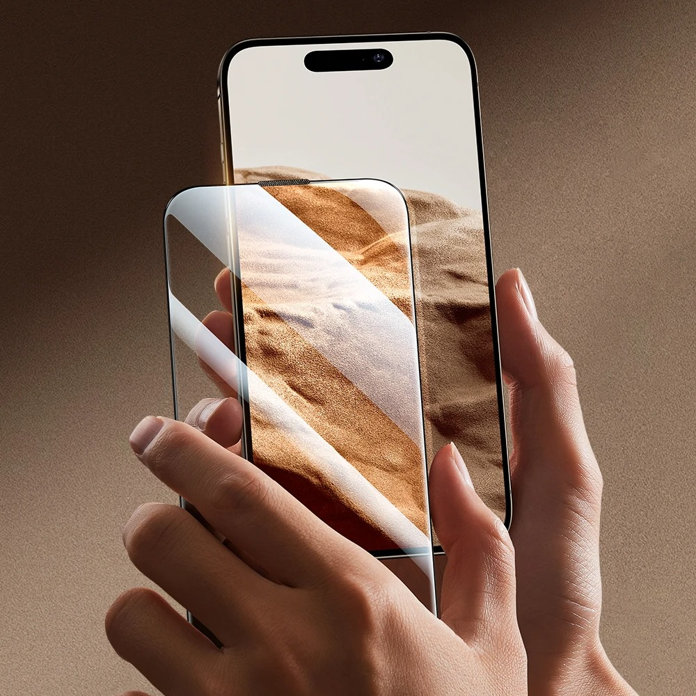 Premium Privacy Screen Protector Tempered Glass with Anti-Spy Filter, Anti-Fingerprint & Anti-Scratch Protection, Easy-Install Frame, Shatter-Resistant Film