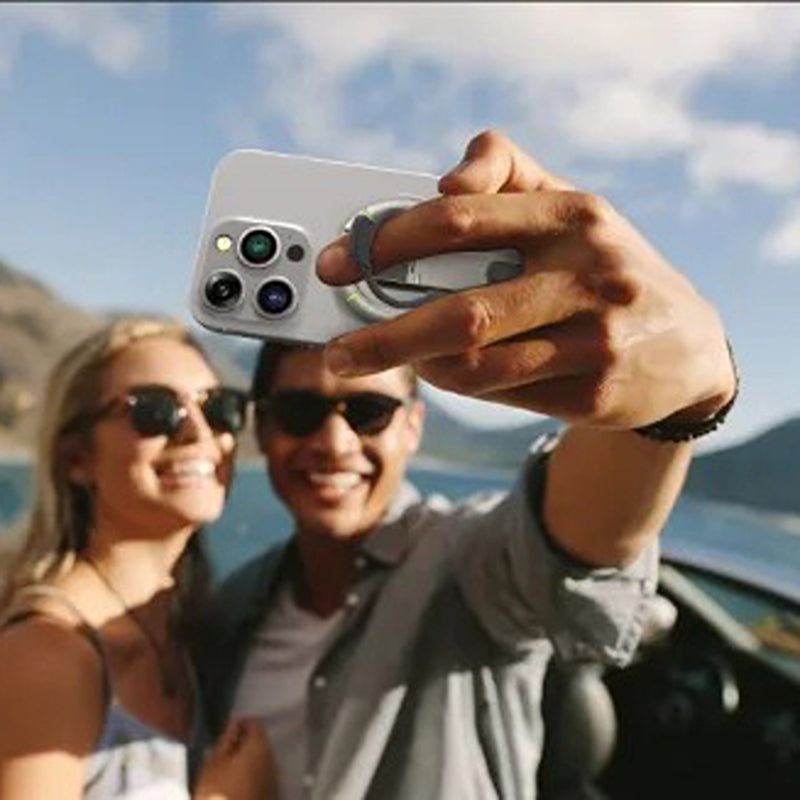 Premium Universal Magnetic Phone Holder with Rotatable Grip Stand, Finger Ring Support, Adjustable Bracket & Desk/Wall Mount Design