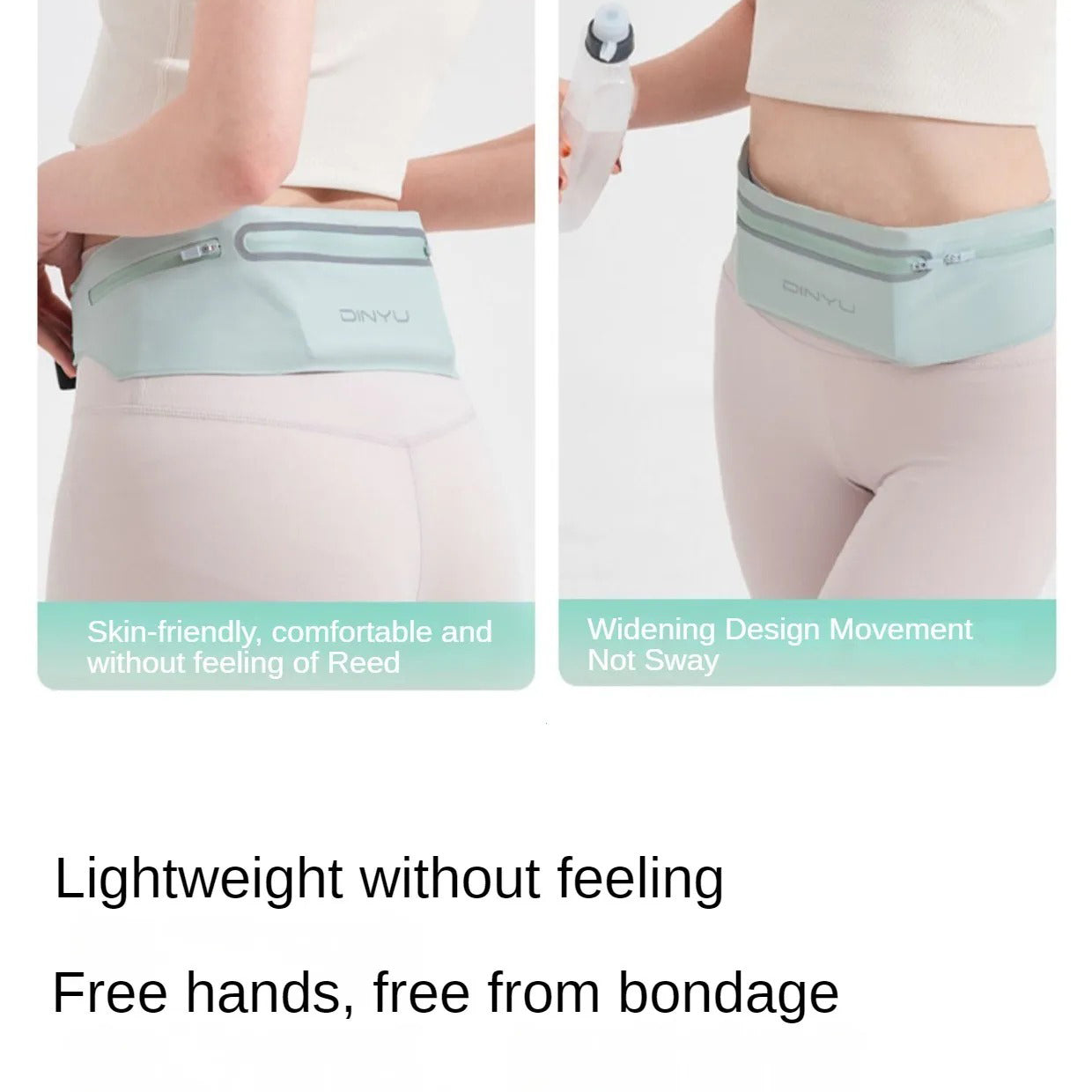 Premium Waterproof Running Waist Bag with Reflective Strip, Lightweight Sports Fanny Pack, Secure Phone Pouch for Gym, Jogging & Outdoor Use