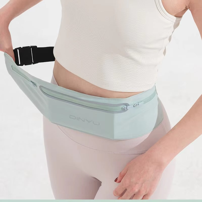 Premium Waterproof Running Waist Bag with Reflective Strip, Lightweight Sports Fanny Pack, Secure Phone Pouch for Gym, Jogging & Outdoor Use