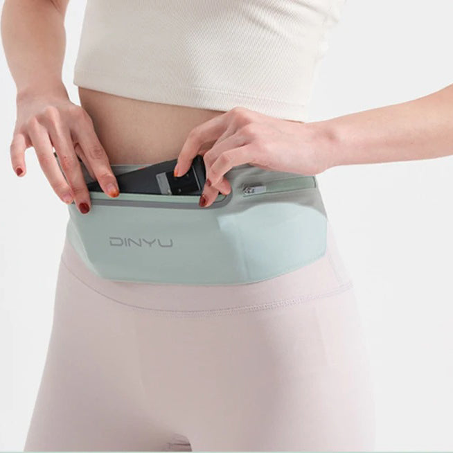 Premium Waterproof Running Waist Bag with Reflective Strip, Lightweight Sports Fanny Pack, Secure Phone Pouch for Gym, Jogging & Outdoor Use