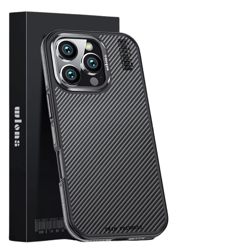 Premium iPhone Case 600D Kevlar Aramid Fiber — MagSafe Magnetic Wireless Charging Compatible Cover, Ultra-Slim Shockproof Anti-Fingerprint Scratch-Resistant Design