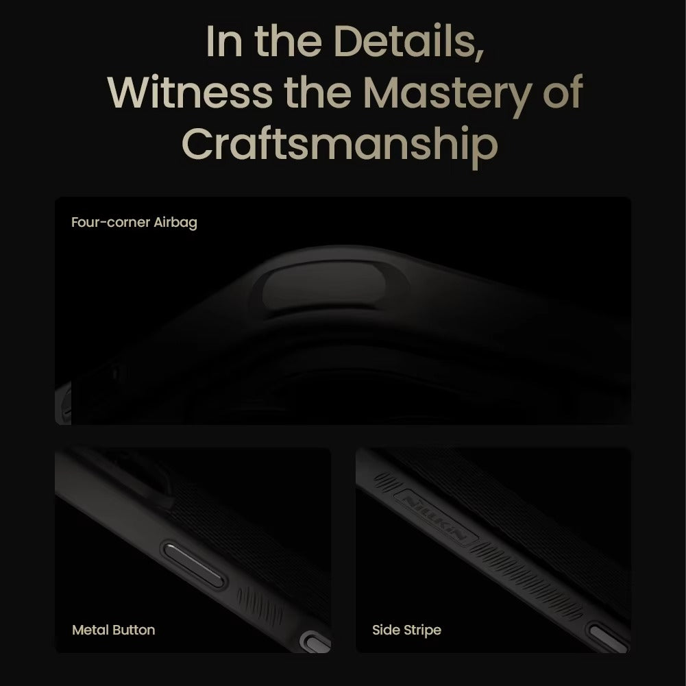 Premium iPhone Case — 600D Kevlar Magnetic Carbon Fiber Cover with Shockproof Full-Coverage PC+TPU Design & MagSafe Wireless Charging Support