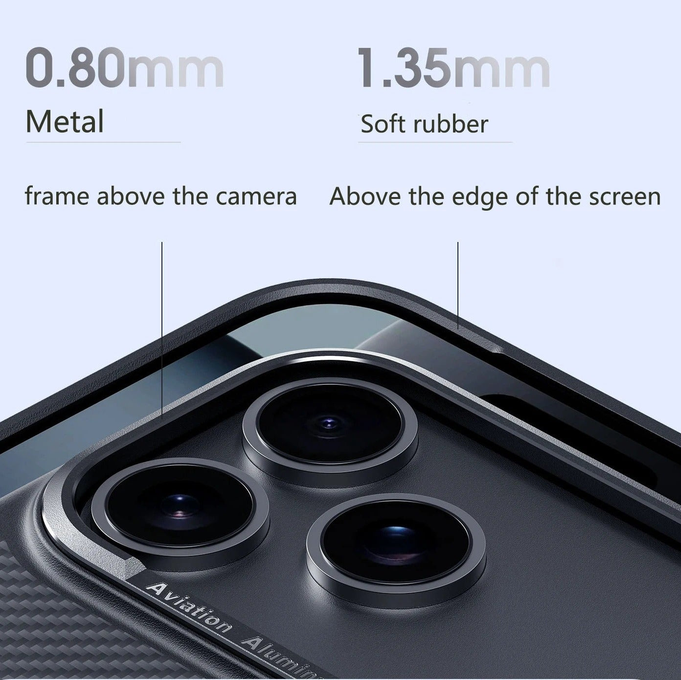 Premium iPhone Case — 600D Kevlar Series Conelz Aramid Fiber Half-Wrapped Cover with Magnetic Shockproof Anti-Fingerprint Anti-Scratch Protection