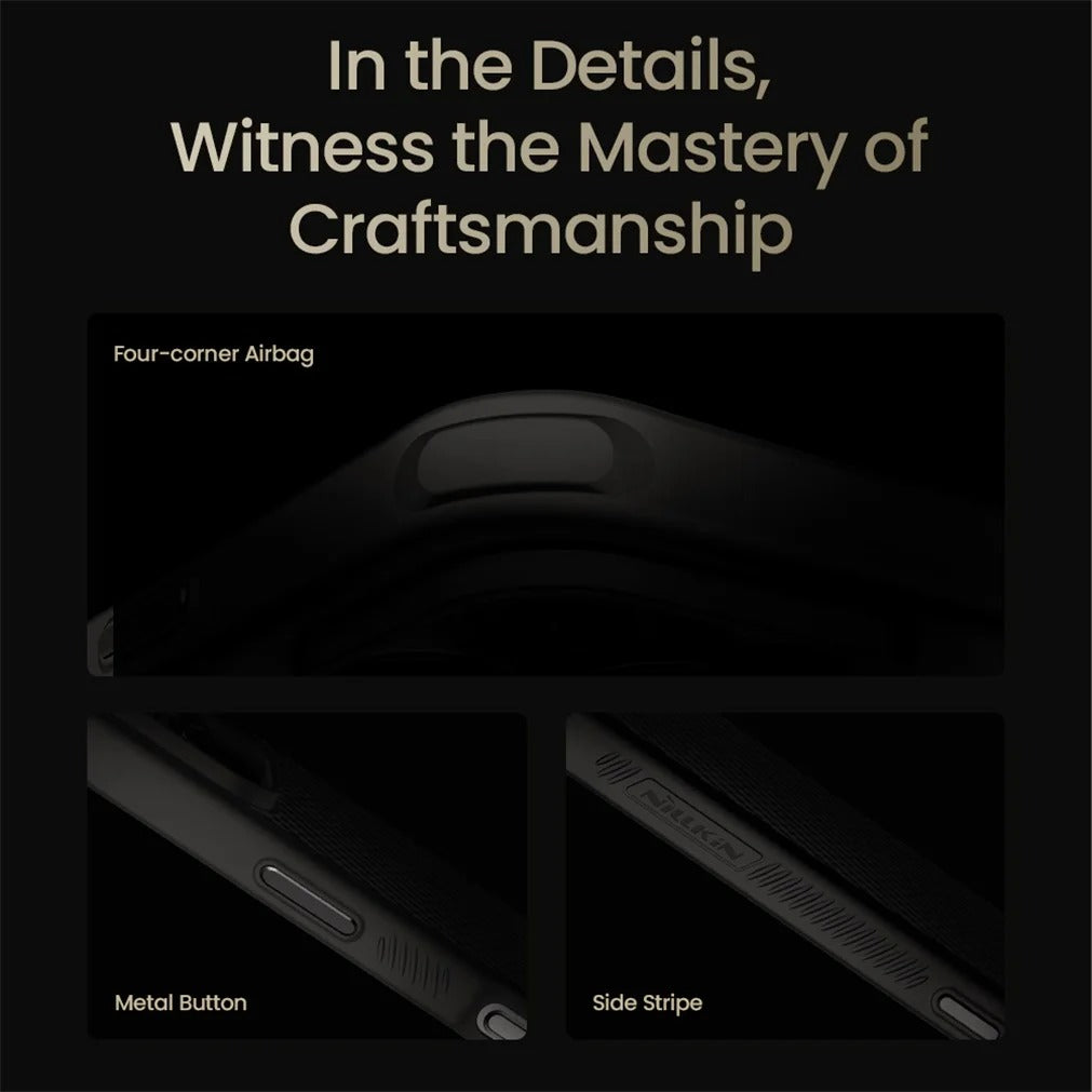 Premium iPhone Case — Aramid Fiber + TPU Magnetic Cover with Metal Frame Protection, Shockproof Full-Coverage Design & MagSafe Wireless Charging Support