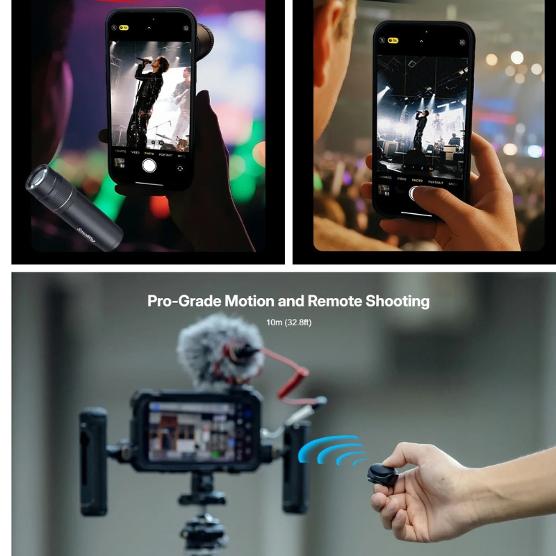 Premium iPhone Case — Lightweight Photography Cover with 67mm Magnetic Filter Support, T-Mount & 17mm Lens Backplates, MagSafe Compatibility, Kickstand & MIL-Grade Protection