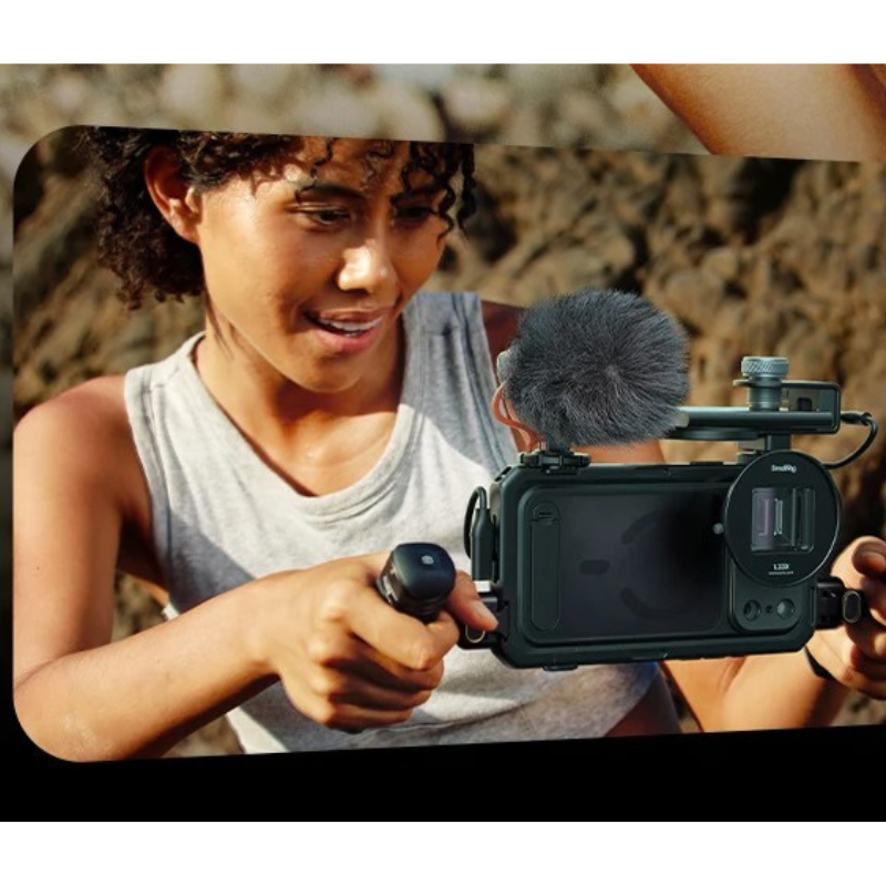 Premium iPhone Case — Lightweight Photography Cover with 67mm Magnetic Filter Support, T-Mount & 17mm Lens Backplates, MagSafe Compatibility, Kickstand & MIL-Grade Protection