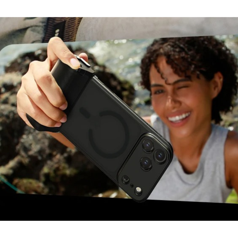 Premium iPhone Case — Lightweight Photography Cover with 67mm Magnetic Filter Support, T-Mount & 17mm Lens Backplates, MagSafe Compatibility, Kickstand & MIL-Grade Protection