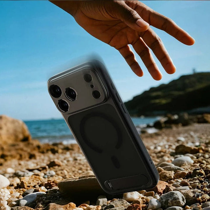 Premium iPhone Case — Lightweight Photography Cover with 67mm Magnetic Filter Support, T-Mount & 17mm Lens Backplates, MagSafe Compatibility, Kickstand & MIL-Grade Protection