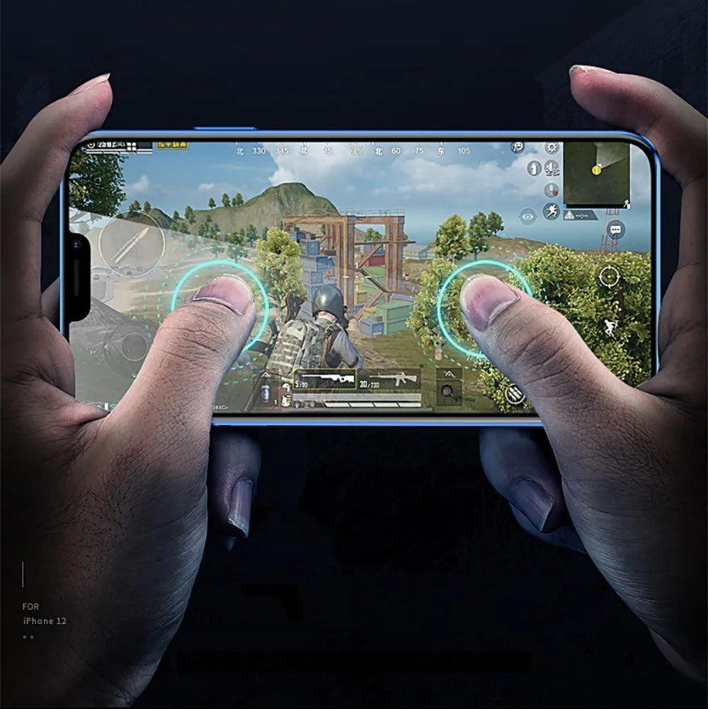 Premium iPhone Case — Magnetic Double-Sided Glass Cover with Privacy-Protecting Metal Frame and Shockproof Design