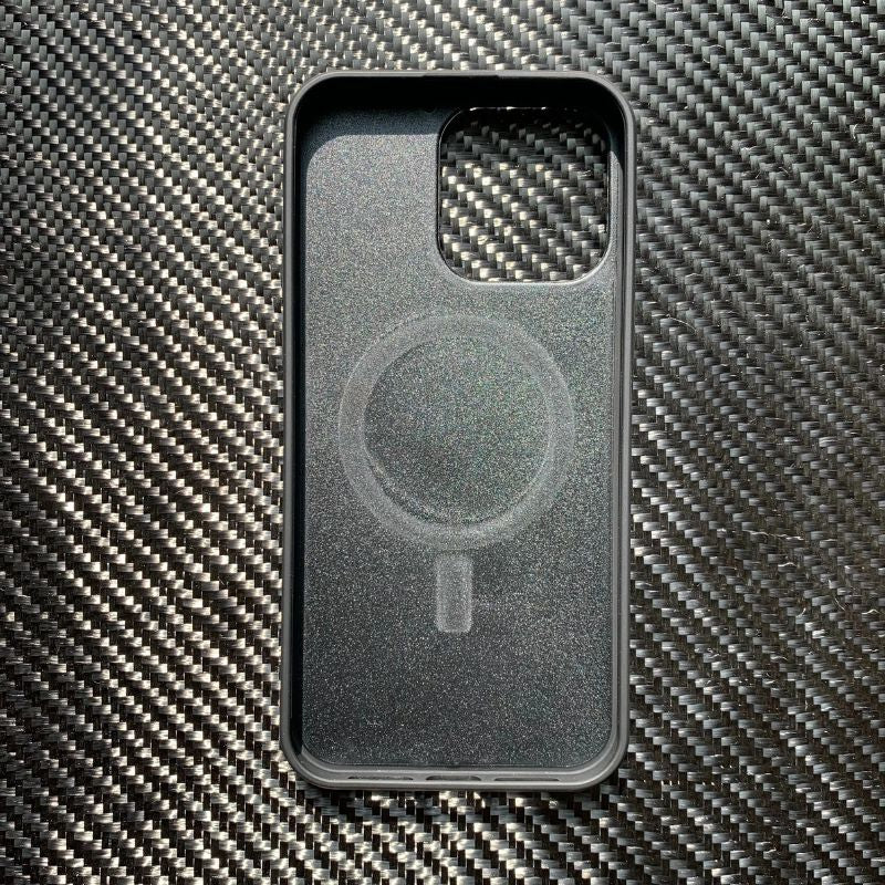 Premium iPhone Case — Real 3K Twill Woven Carbon Fiber MagSafe Cover with Shockproof Dual-Layer Protection, Anti-Fingerprint Lightweight Reflective Design