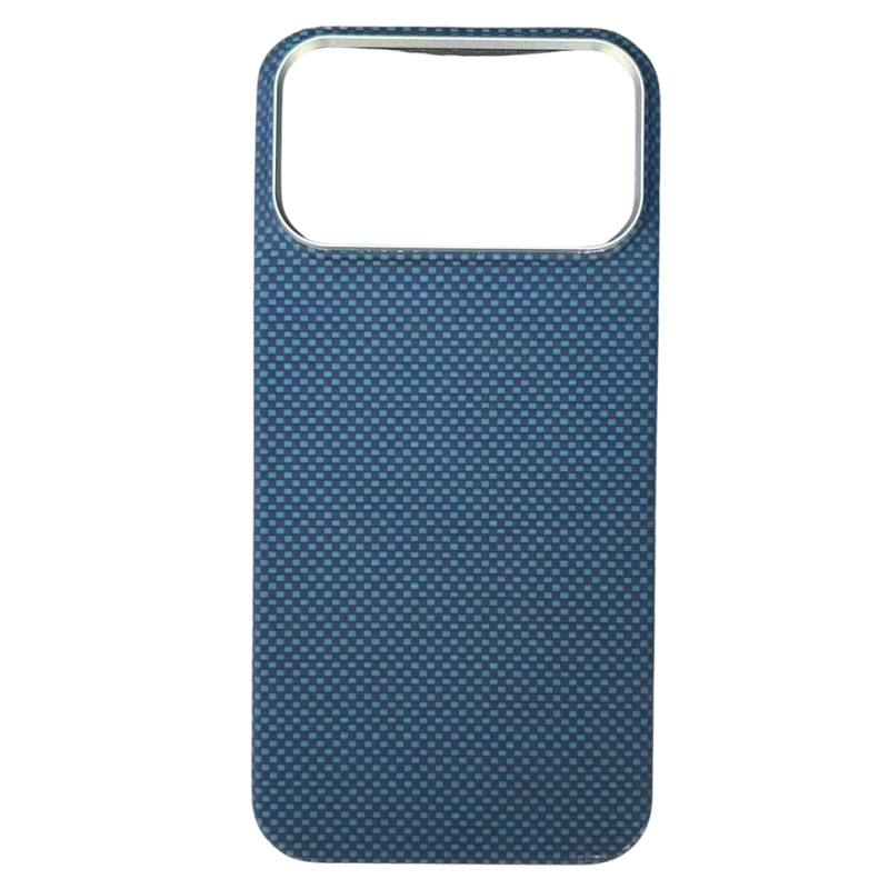 Premium iPhone Case — Real Carbon Fiber Aramid Magnetic Cover with MagSafe Support, Tough Lightweight Protective Design