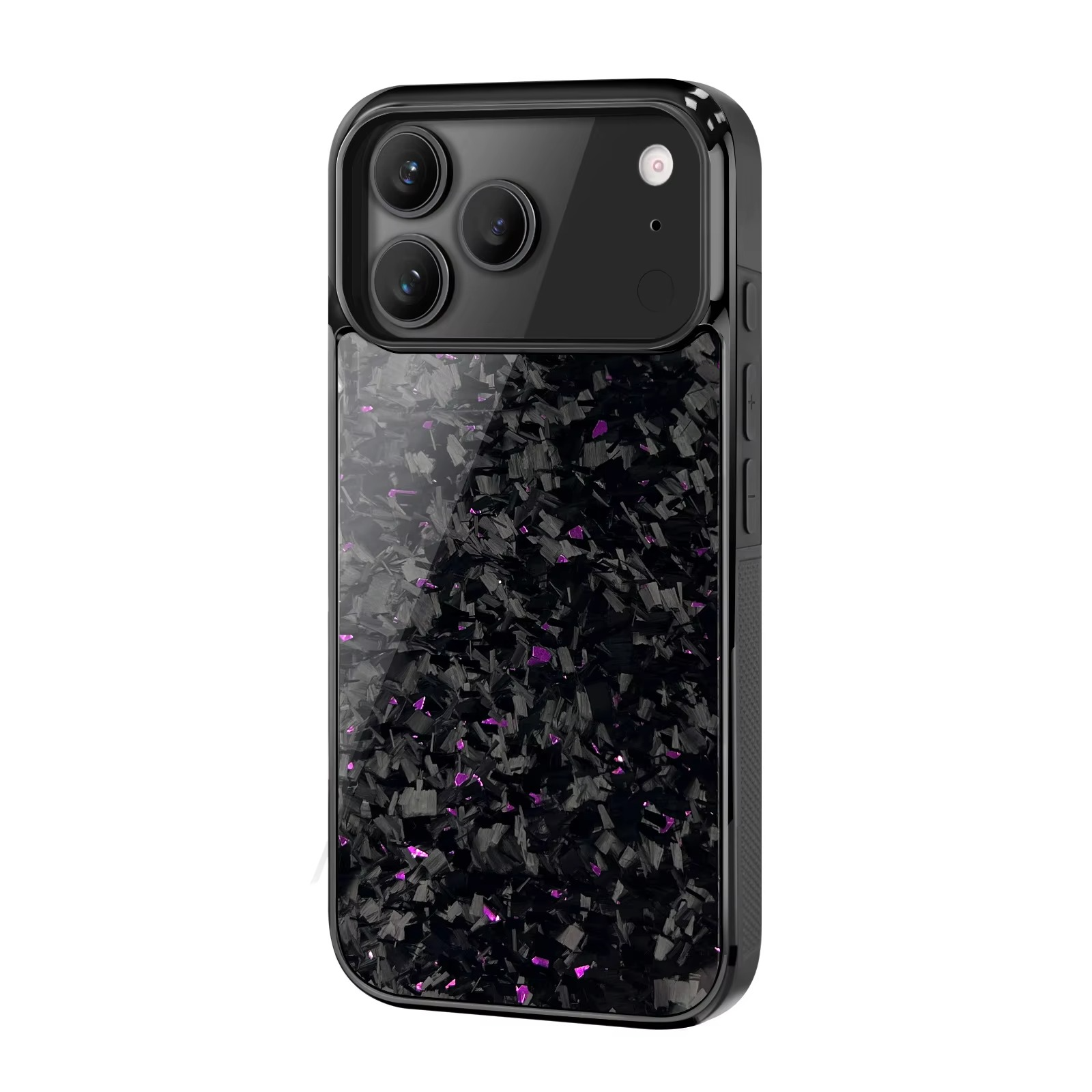 Premium iPhone Case — Real Forged Carbon Fiber MagSafe Cover with Shockproof Full-Coverage TPU Hybrid Design & Non-Slip Textured Finish