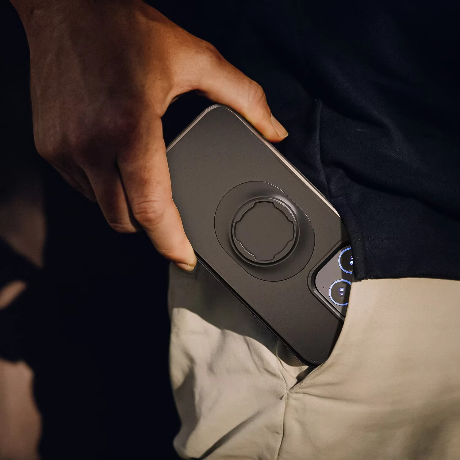 Premium iPhone Case — Shockproof Half-Wrapped Quad-Style Bike Mount Holder, Tough Nylon + PC/TPU, Anti-Scratch, Non-Slip Cover