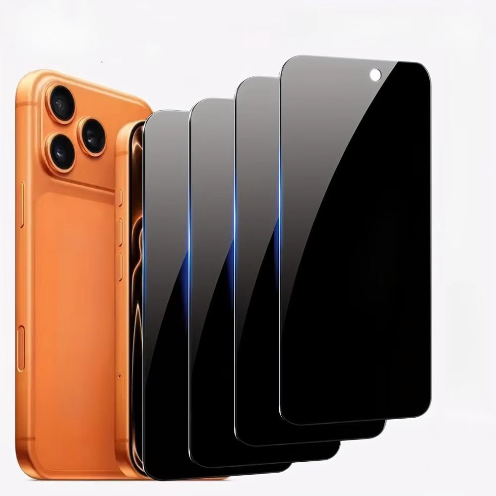Premium iPhone Privacy Screen Protector – Anti-Spy Tempered Glass, Full Screen Front Protection, Anti-Fingerprint, Anti-Scratch & Shatterproof HD Glass