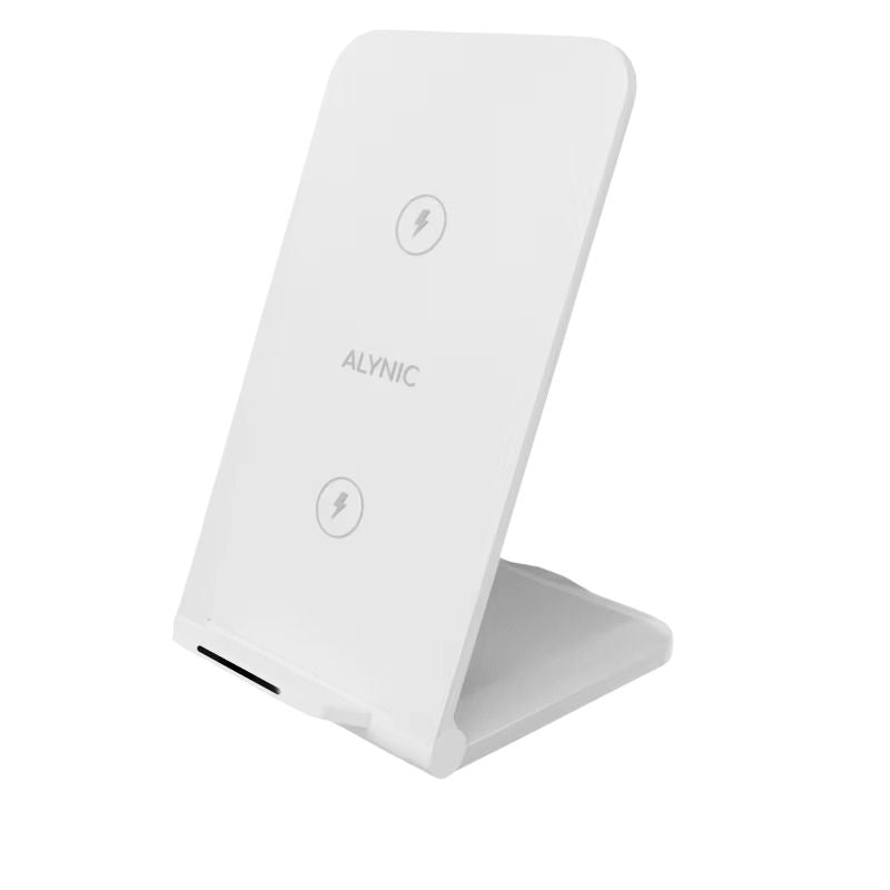 Rugged Wireless Charger Station Stand, 100W Fast-Charge Desktop Dock with Adjustable Phone Holder and Charging Indicator