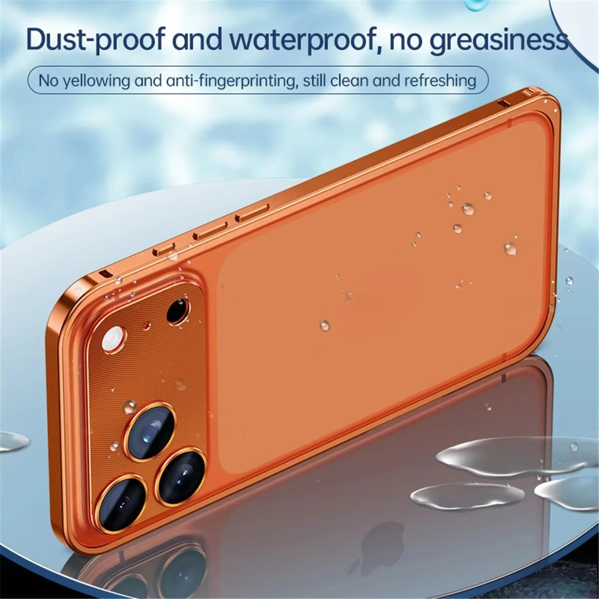 Rugged iPhone Case — Aluminum Alloy Frame Cover with Metal Lens Glass Protection, Heat-Dissipation Design and Durable Shockproof Build