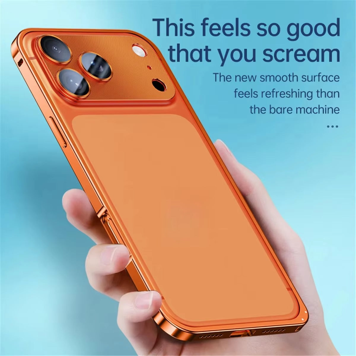 Rugged iPhone Case — Aluminum Alloy Frame Cover with Metal Lens Glass Protection, Heat-Dissipation Design and Durable Shockproof Build