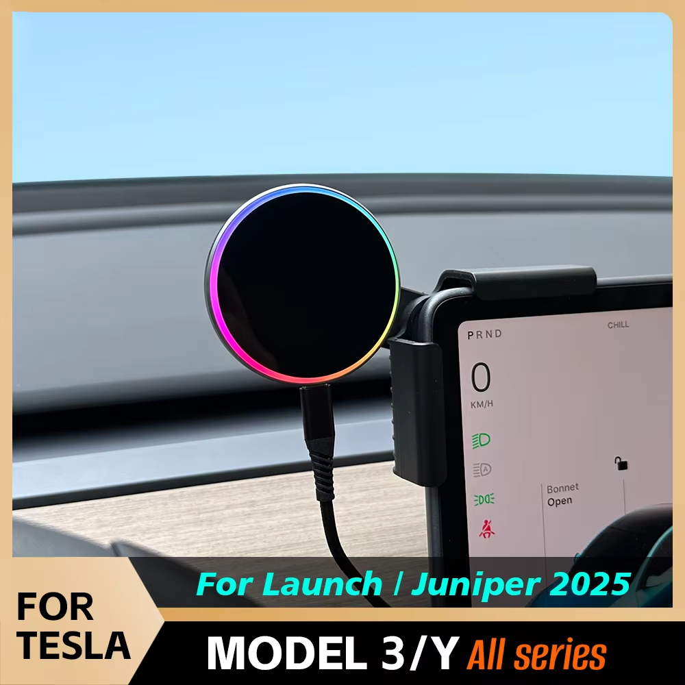 Rugged iPhone Magnetic Car Mount with Wireless Charging, 15W Fast-Charge Holder Featuring Strong MagSafe Alignment & Aluminum Construction