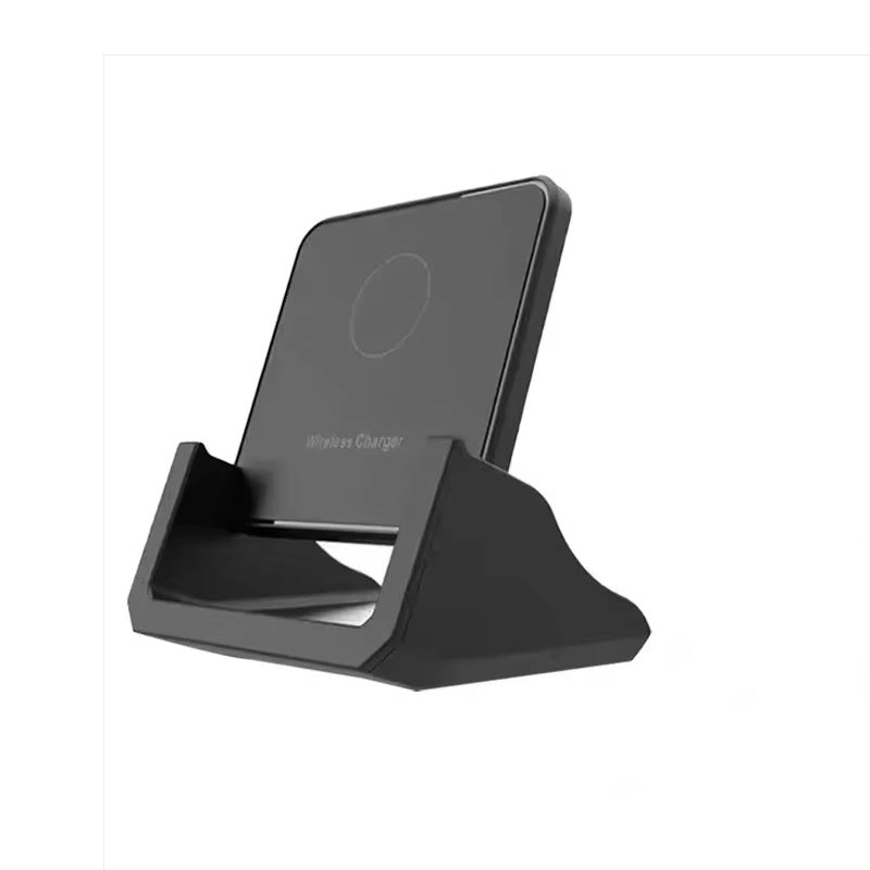 Ultra-Slim Wireless Charger Pad Stand, 30W Fast-Charge Desktop Dock with Charging Indicator for Smartphones