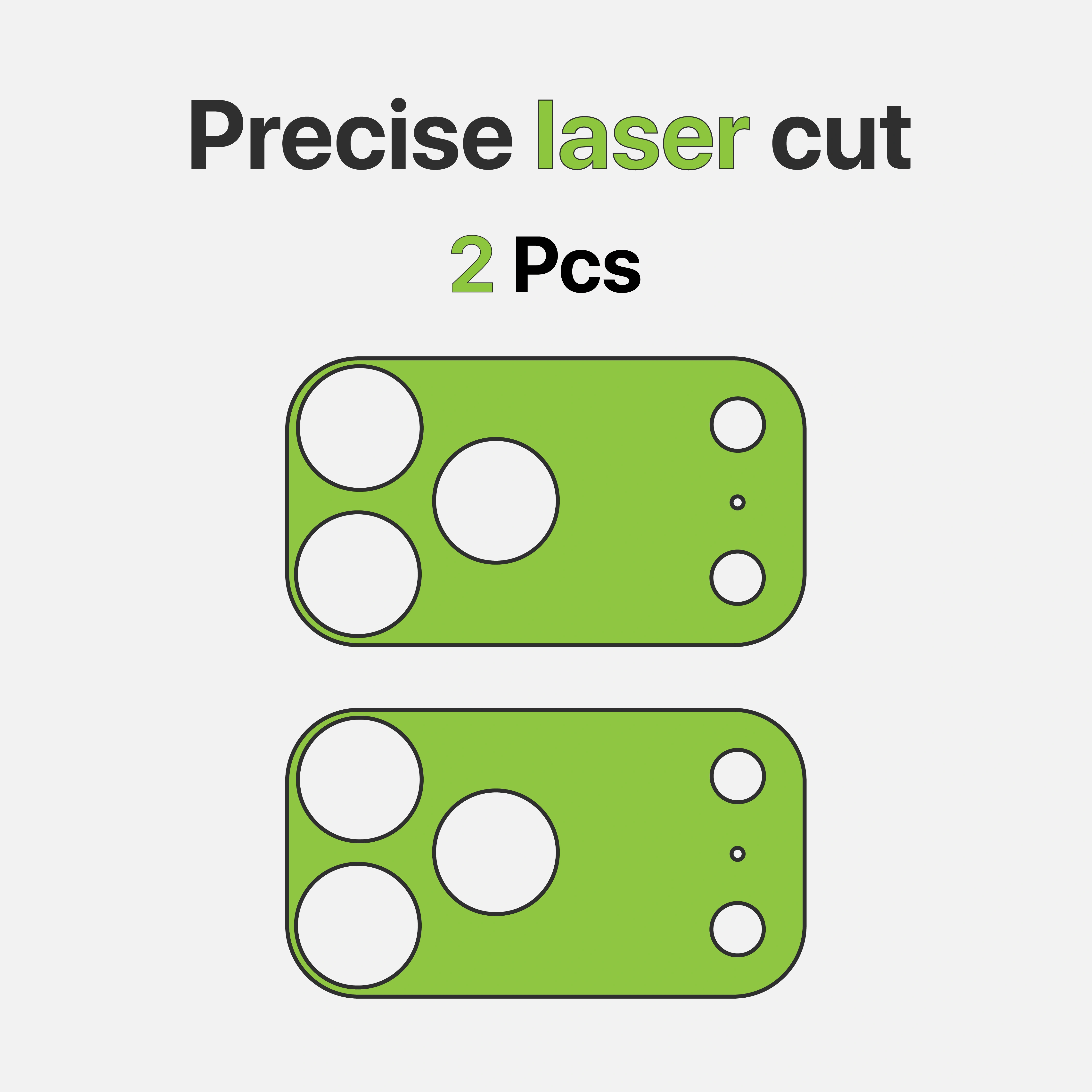 Ultra-Slim iPhone Camera Protection Skin, Vinyl Wrap Cover with Scratch & Impact Resistance, Precision Fit Lens Coverage