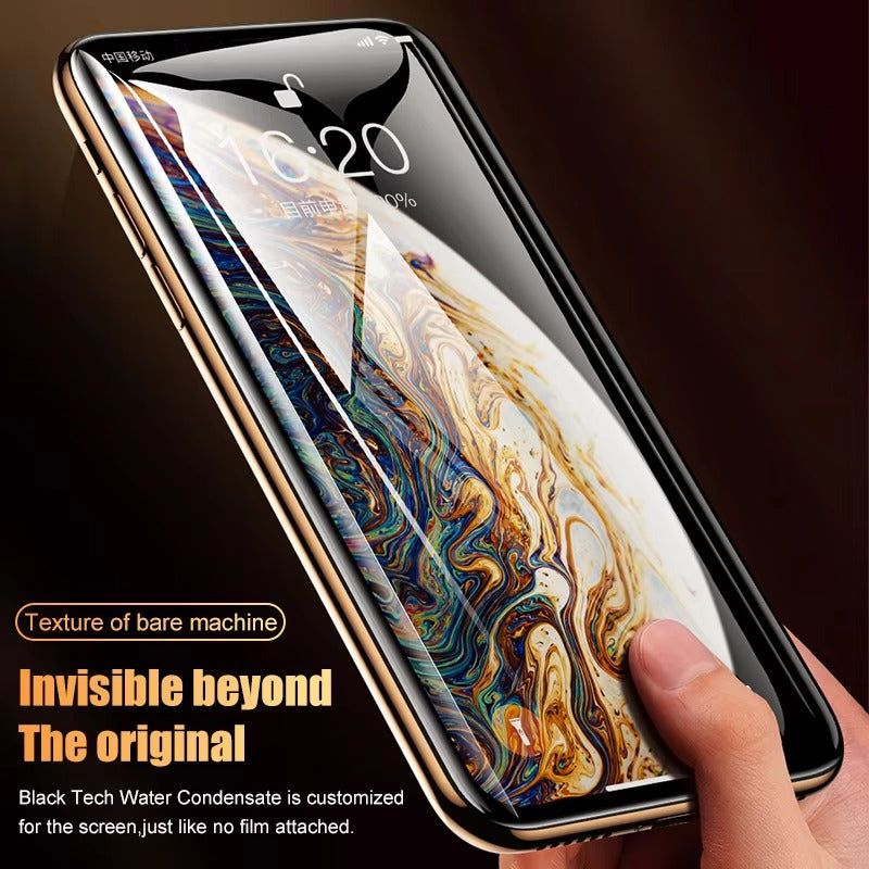 Ultra-Slim iPhone Hydrogel Screen Protector – Flexible Full Cover Protective Film with Smooth Touch Feel, Scratch Resistance & Impact-Absorbing Display Protection