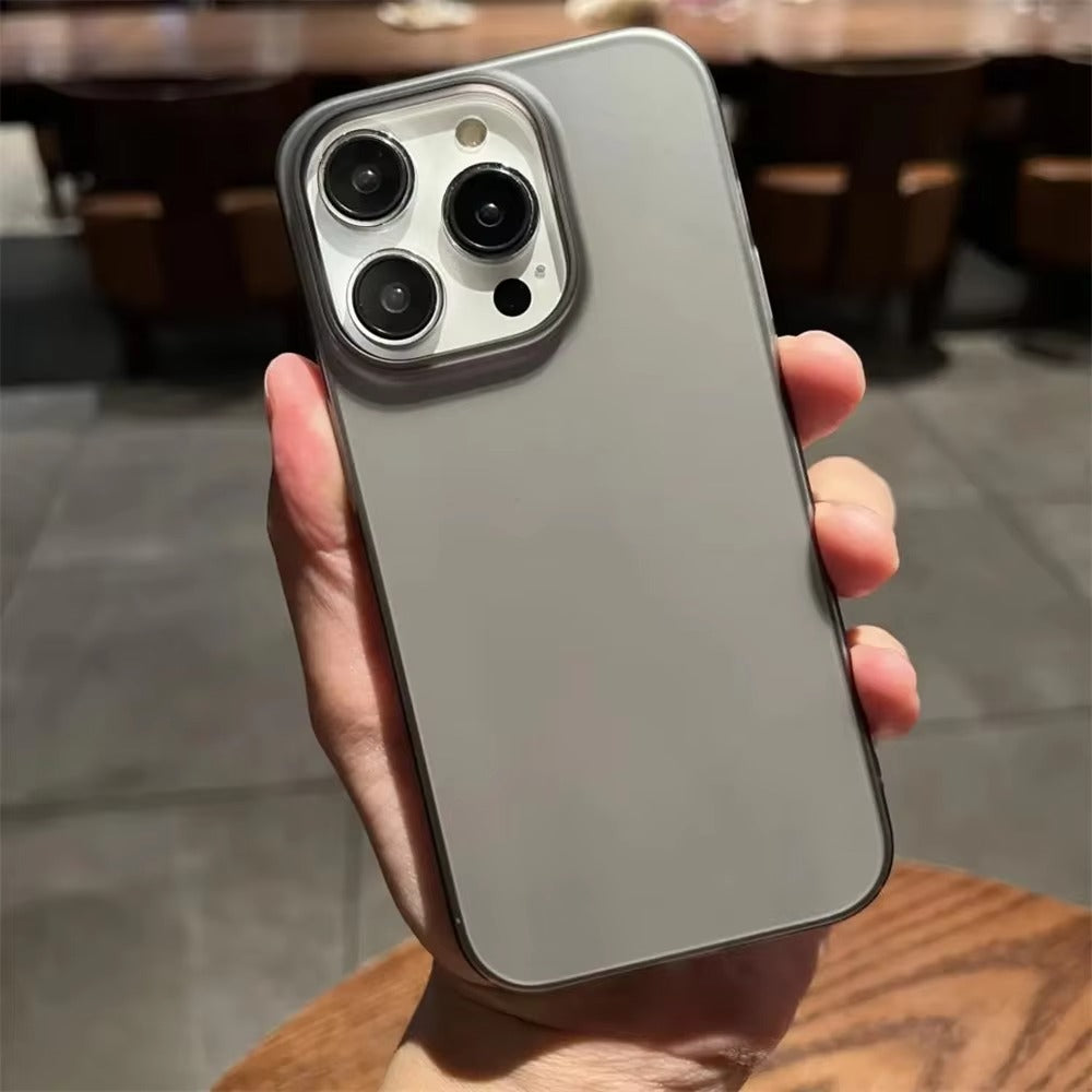 Ultra-Thin iPhone Matte Translucent Case — Silky Skin Slim Hard Cover, Lightweight Shockproof Design, Anti-Fingerprint Scratch-Resistant Clear Finish