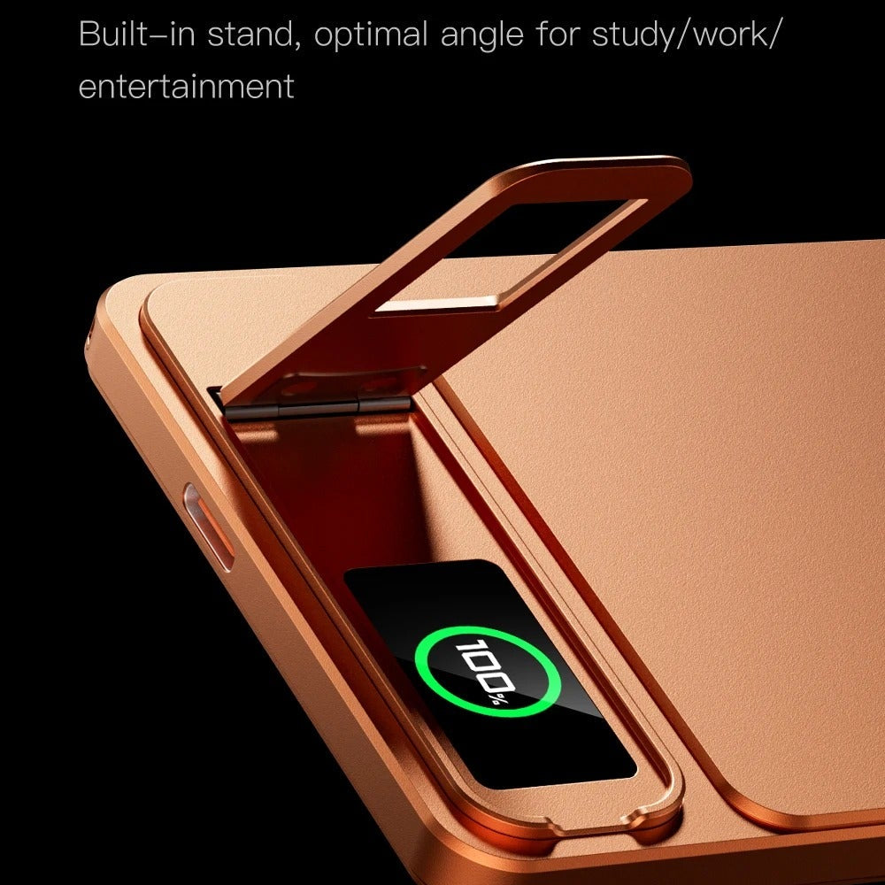 Elite iPhone 3-in-1 Magnetic Wireless Power Bank, 20W Fast-Charge Slim Portable Battery with Built-In Stand, Digital Display & Watch Support