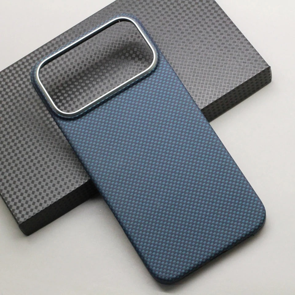 Elite iPhone Case — MagSafe Aramid Carbon Fiber Magnetic Cover with Slim Tough Protection, Anti-Fingerprint Non-Slip Design